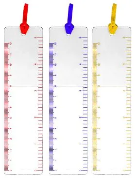Линза Френеля Kromatech 3х, 140х37 мм, гибкая, линейка-закладка