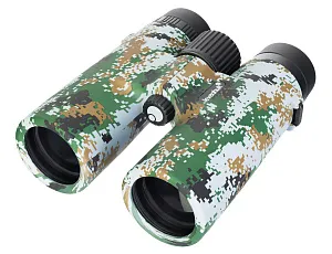 Бинокль камуфляжный Levenhuk Camo 10x42 с сеткой, изображение 1