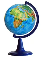 Глобус физический диаметром 150 мм