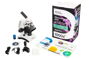 Микроскоп цифровой Levenhuk Discovery Atto Polar с книгой, изображение 3