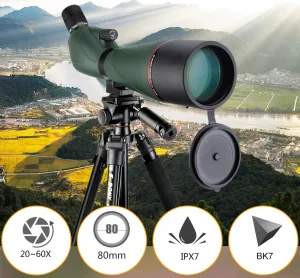 Зрительная труба SVBONY SV408 20–60x80 WP, изображение 7