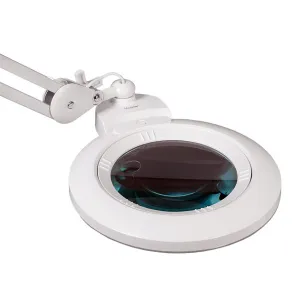 Лупа-лампа на струбцине Veber LED Bi-color, со сменными линзами и подсветкой (8608D), изображение 4