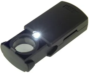 Лупа складная Veber 20х, 21 мм, с подсветкой (21008), изображение 2