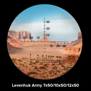Бинокль Levenhuk Army 7x50 с сеткой, изображение 4