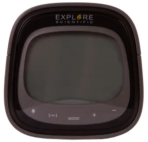 Часы цифровые Explore Scientific Dual с будильником, черные, изображение 5