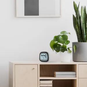 Часы цифровые Explore Scientific Dual с будильником, черные, изображение 3