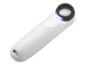 Лупа на ручке Veber 20x, 21 мм, с подсветкой (6B-1B), изображение 3