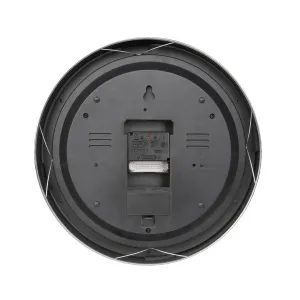 Метеостанция (настенные часы) Bresser MyTime io, 30 см, черная, изображение 3