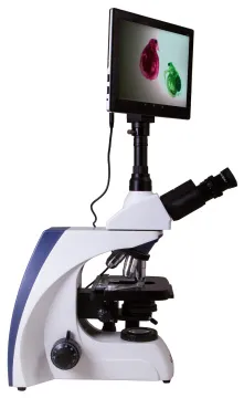 Микроскоп цифровой Levenhuk MED D30T LCD, тринокулярный, изображение 5