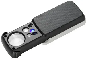 Лупа складная Veber 10x/20x/30x, с подсветкой (774-3ZX), изображение 6